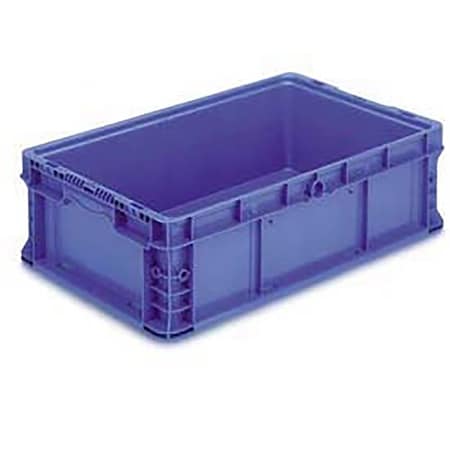 Stakpak Modular Straight Wall Container, 24L X 15W X 7-1/2H, Blue